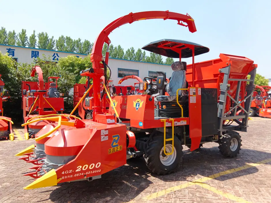 Welcome Yunnan Customers To Our Company To Order 4Qz-2000 Self-Propelled Green Fodder Harvester