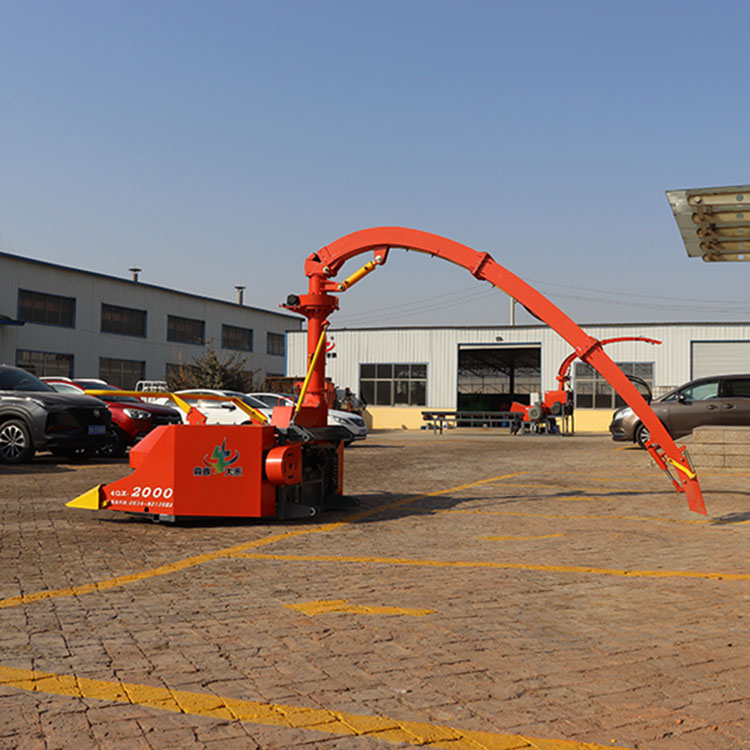 Cosechadora de ensilaje de paja