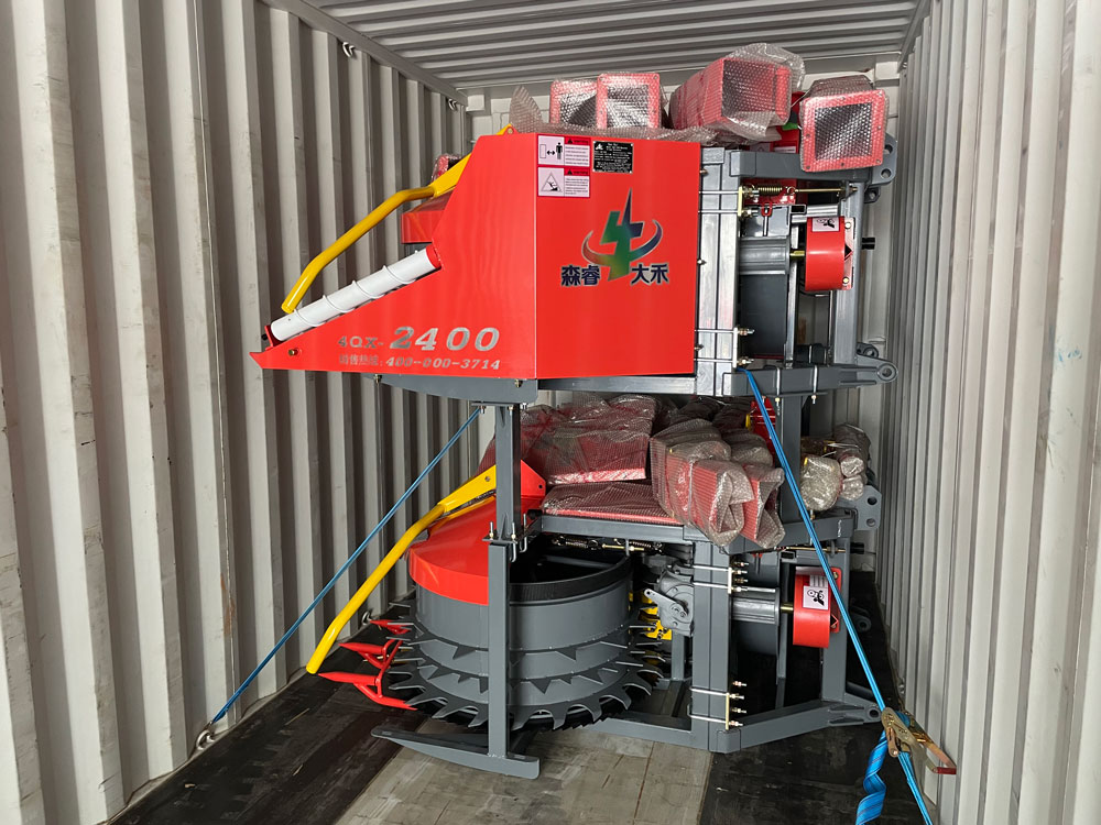 سینروی 4QX-2400 سائلیج ہارویسٹر، بیرون ملکوں میں استعمال کے لیے تیار ہے۔