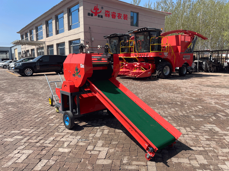 Máy gặt đập liên hợp thu hoạch thức ăn gia súc ủ chua Senrui 4QX-1800 dễ vận hành, đạt chứng nhận SGS, tốt nhất hiện có sẵn.