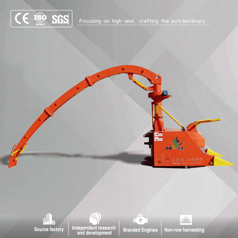 Agricultural 4Qx-1600 Durable Fully Automatic Lightweight Boasts Compact Mounted Forage Harvester For Silage Making