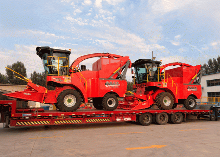 Crafted With Excellence, Ready To Conquer The Fields! Senrui 4Qz-3000B Large-Scale Silage Harvester Loaded And Shipped.
