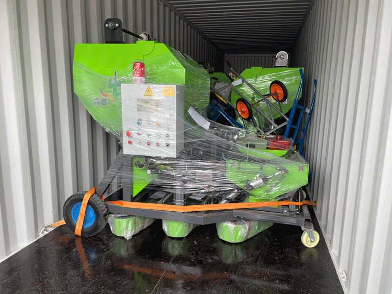 Vận chuyển container máy đóng kiện thức ăn gia súc Senrui!