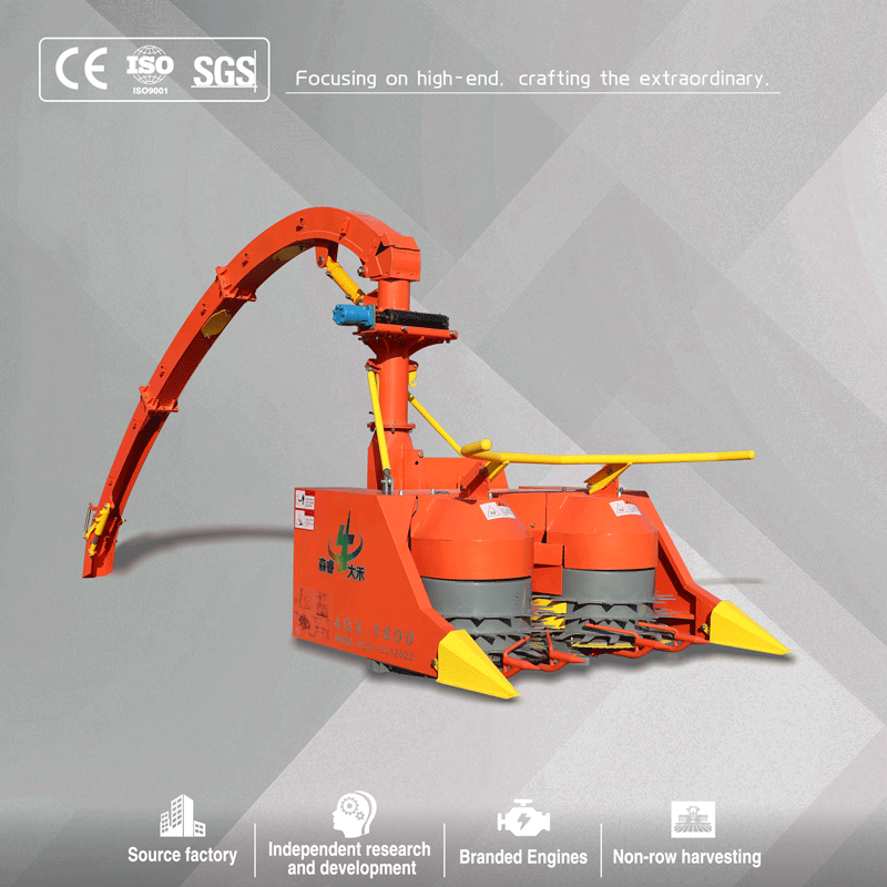Agricultural 4Qx-1600 Durable Fully Automatic Lightweight Boasts Compact Mounted Forage Harvester For Silage Making
