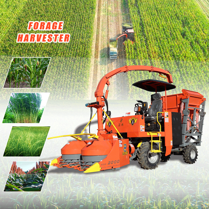 Máy gặt thức ăn gia súc tự hành 2.020m