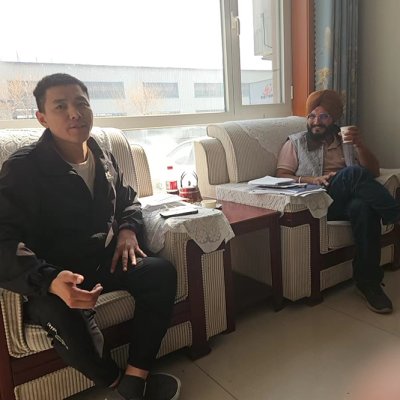 Bienvenidos clientes indios a Shandong Senrui Agriculture Equipment Co., Ltd.