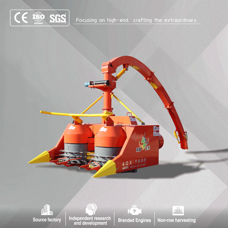 Agricultural 4Qx-1600 Durable Fully Automatic Lightweight Boasts Compact Mounted Forage Harvester For Silage Making