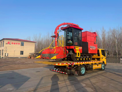 Forage Machine Loaded And Dispatched: Empowering Efficient Silage