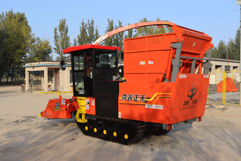 Máy thu hoạch rơm ngô Crawler 2.020m