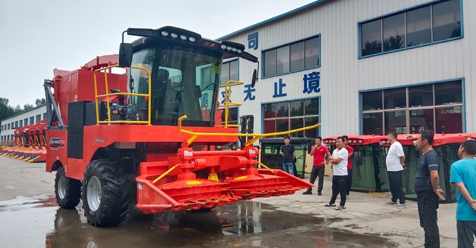 Shanxi Warmly Welcome Customers To Come To The Company To Order Green Feed Harvester