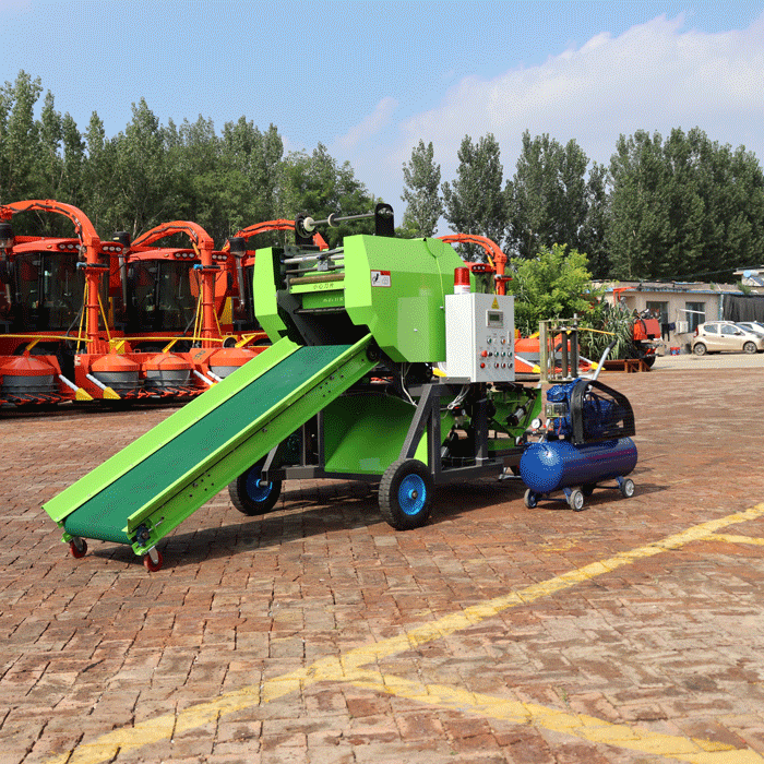 Factory Direct Sale: Mini Corn Silage and Straw Round Bale Baler