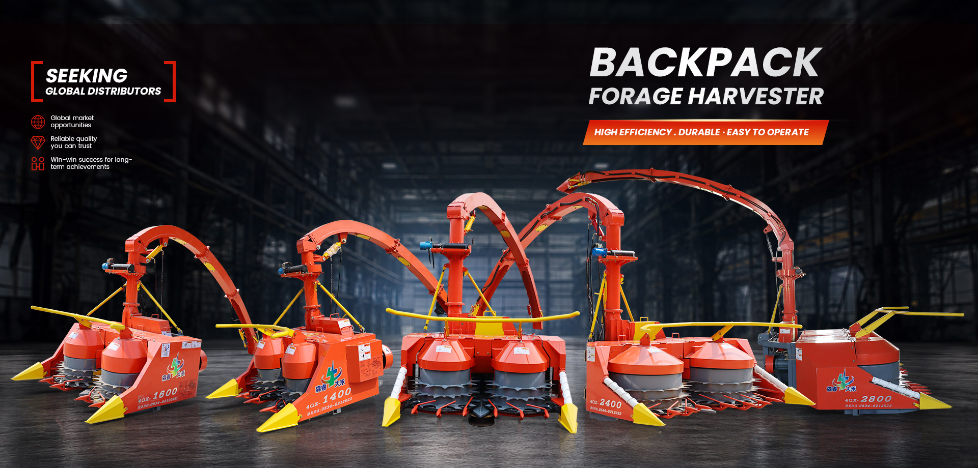BACKPACK  FORAGE HARVESTER
