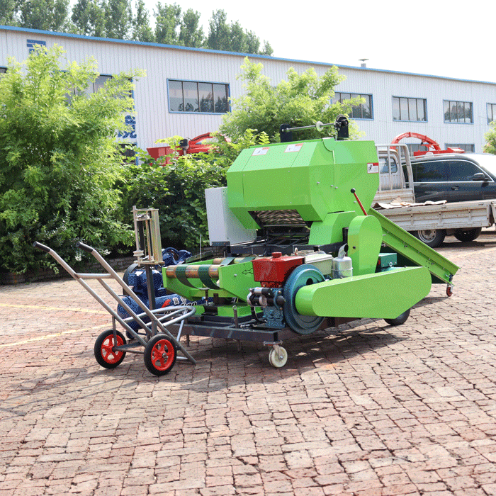 Factory Direct Sale: Mini Corn Silage and Straw Round Bale Baler