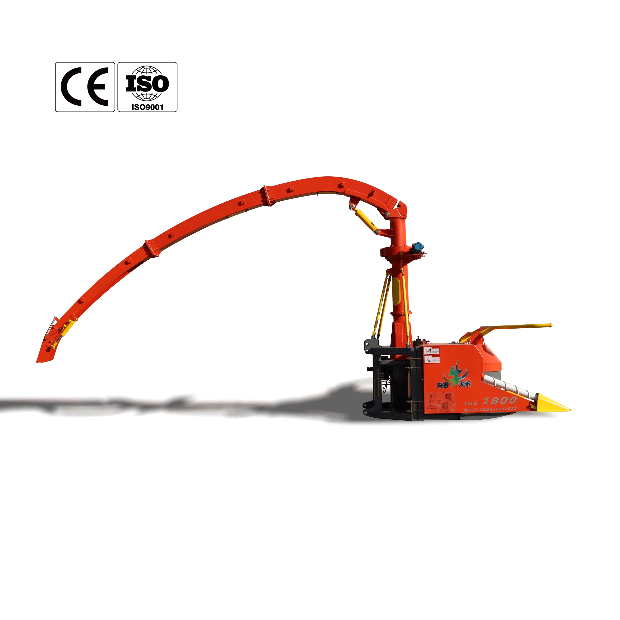 Factory Supply 4Qx‑1800 Durable Tractor Mounted Silage Harvester For Hilly Sloping Land Complex Farm Terrain