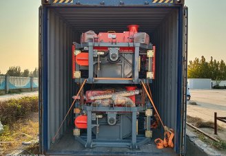 Dahe series hanging green fodder harvester 4QX-1800 export container