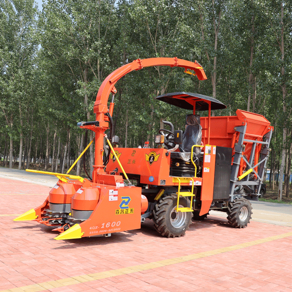 Nguồn cung cấp từ nhà máy Máy thu hoạch thức ăn ủ chua từ thân cây ngô tự hành chạy dầu diesel 4Qz-1600 hiệu suất cao 175Hp phù hợp cho thức ăn chăn nuôi