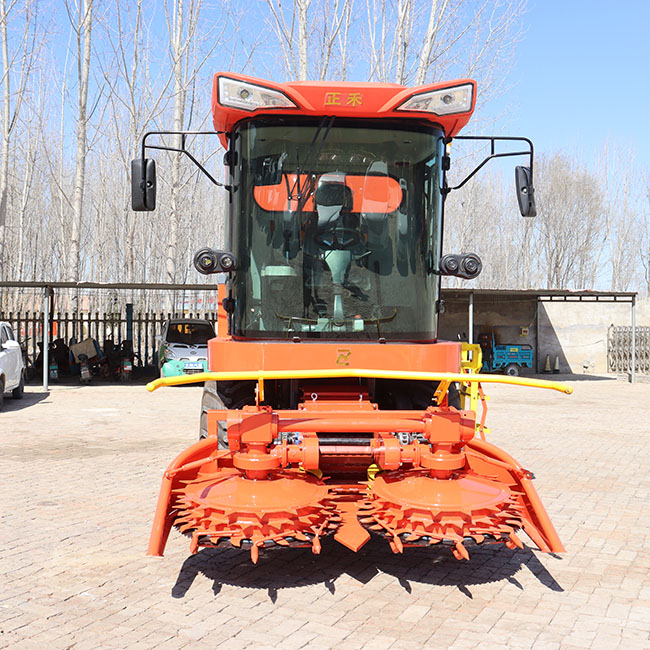 Máquina de ensilaje de tallo de maíz de rueda