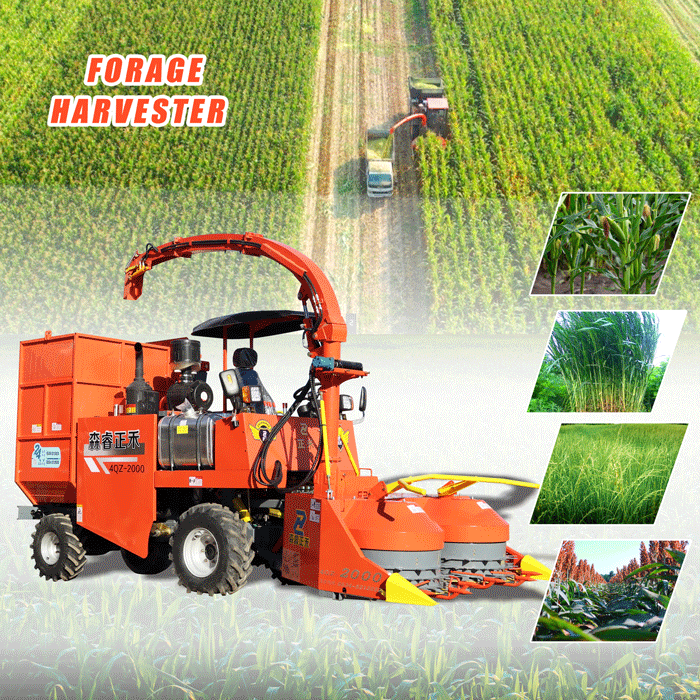 Máy gặt thức ăn gia súc tự hành 2.020m