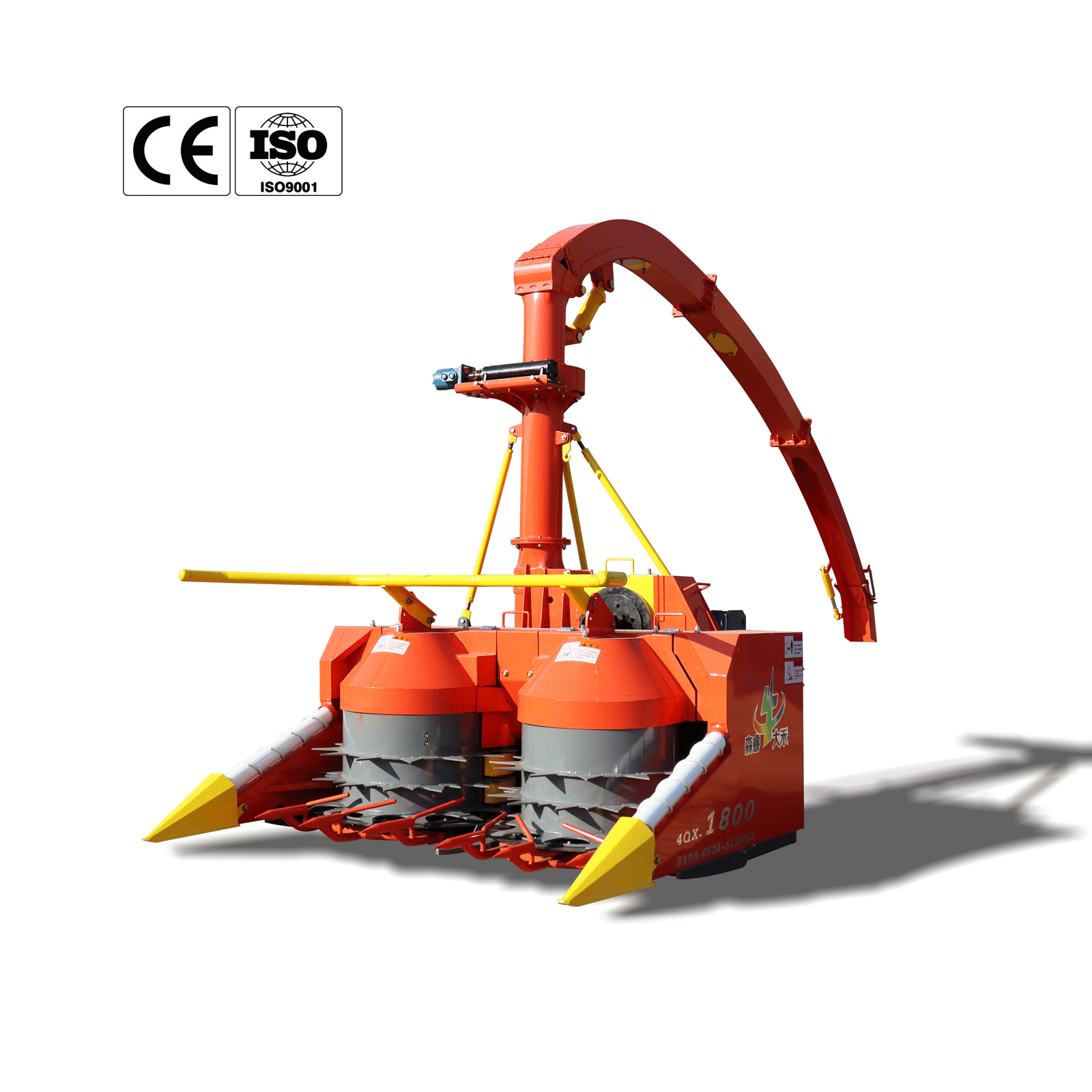 Factory Supply 4Qx‑1800 Durable Tractor Mounted Silage Harvester For Hilly Sloping Land Complex Farm Terrain