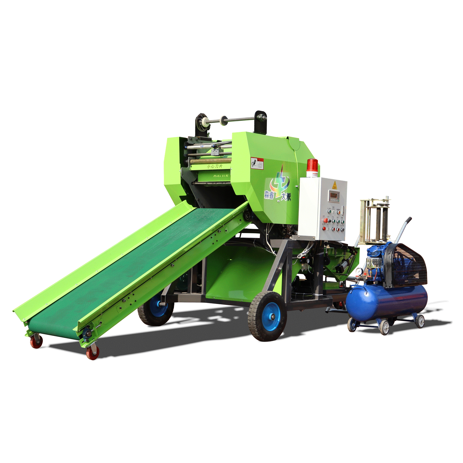 ڈیزل سے چلنے والے سرکلر بیلرز فارموں کے لیے موزوں ہیں۔