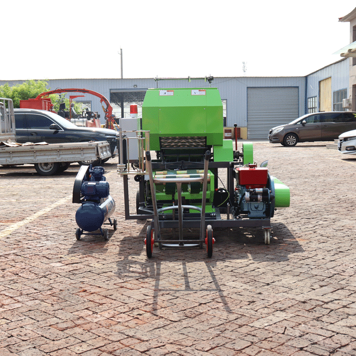 Máquina empacadora de ensilado de maíz mini totalmente automática Máquina empacadora de ensilado de maíz mini totalmente automática