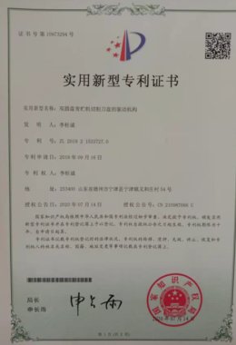 Double-disc-silage-machine-cutting-disc-drive-mechanism-(utility-model)