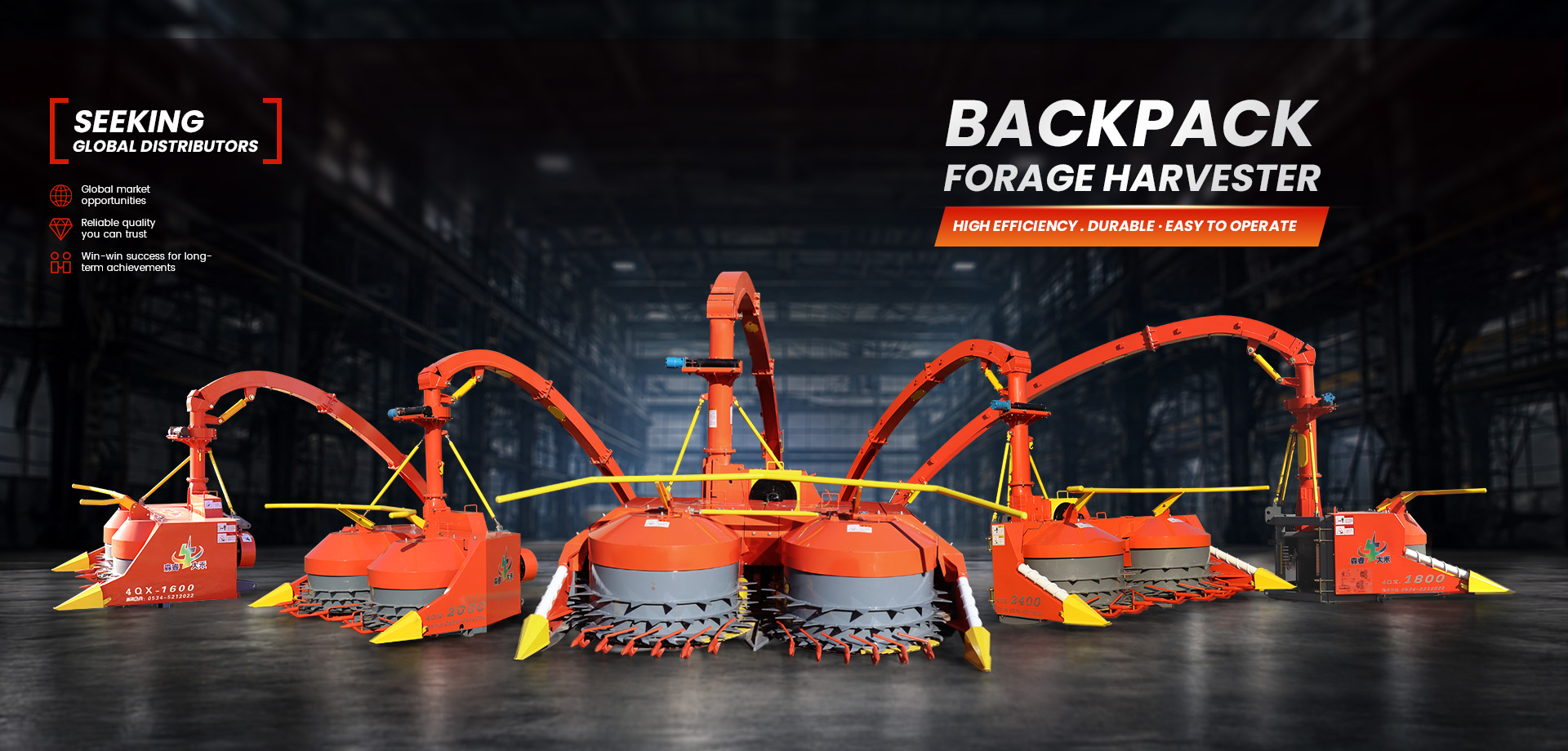 BACKPACK  FORAGE HARVESTER