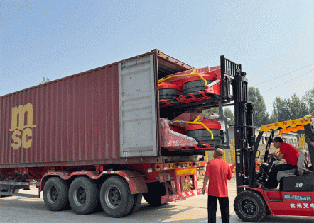 Container Loading Complete! Senrui Agricultural Machinery Ships Overseas—Quality Earns The Trust Of Global Customers.