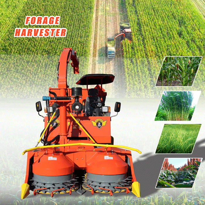 Máy gặt thức ăn gia súc tự hành 2.020m