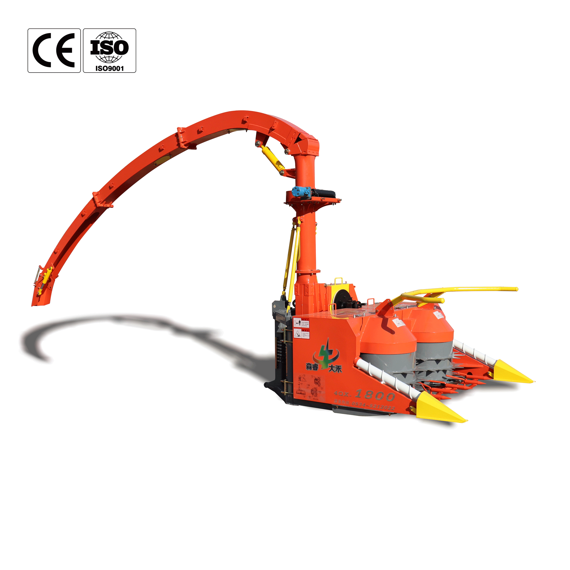 Factory Supply 4Qx‑1800 Durable Tractor Mounted Silage Harvester For Hilly Sloping Land Complex Farm Terrain