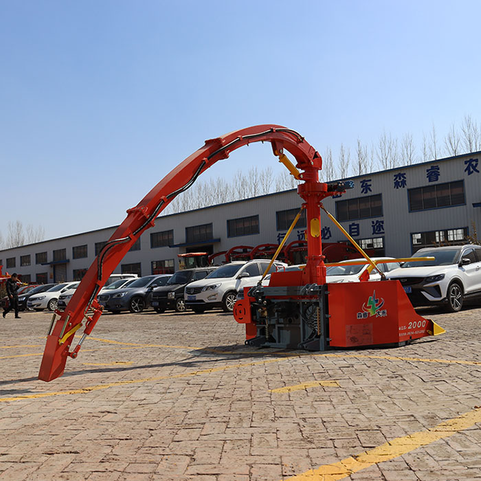 Cosechadora de ensilaje de paja