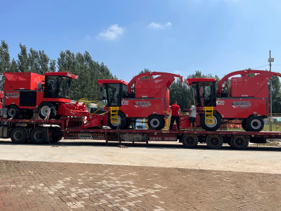 Senrui Zhenghe Series 4QZ-2100 Silage Machine, Loaded And Shipped!